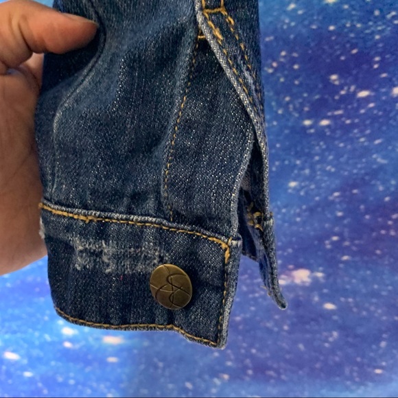 Jessica Simpson- Denim Jacket size X-Small - Picture 7 of 9